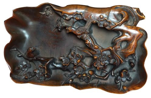 LONDAEE Ancienne collection de sculptures de buis en fleurs de prunier pour stylo