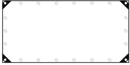 Ayztantine Rideau Pergola Extérieur Bâche Transparente en PVC imperméable for Jardin, pergola, fenêtres, bâche Transparente, Rideau de Protection Contre la Pluie, Balcon(Type 6,4x5m)