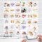 36 Stück Fliesenaufkleber Küche Selbstklebende - Küchenrückwand Fliesenfolie PVC mit Essen Brot Kuchen Spruch - Wasserdicht Ölfest Fliesensticker für Wand-fliesen Dekorative (Brot weiß, 10x10cm)