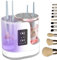 AVCXEC Machine électrique de nettoyage de pinceaux de maquillage, 3 en 1 multifonction automatique pour pinceaux de maquillage, nettoyeur de pinceaux cosmétiques, avec fonction de séchage à l'air 2