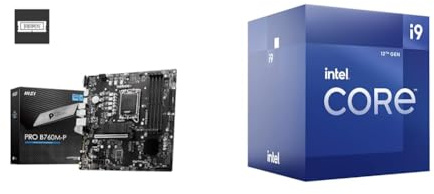 MSI PRO B760M-P Motherboard + Intel® Core™ i9-12900K Desktop Processor 16