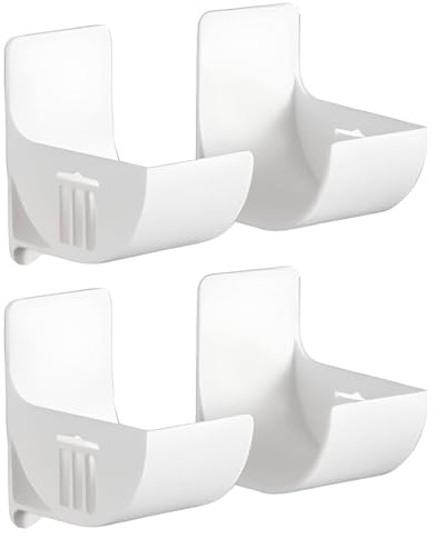 Pyuyan 2 Pares Organizador Autoadhesivo de Bolsas de Basura, Soporte de Pared para Bolsa de Basura, Sin Perforaciones, para Cocina, Baño, Despensa