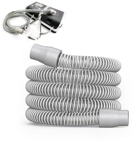 Bohrma CPAP-Schlauch 180cm Universeller Beatmungsgeräteschlauch Atemgerät Schlauch Kunststoff Beatmungsgerät Zubehör, 20mm Schlauchanschluss Beatmungsgeräte Standardkunststoffschlauch