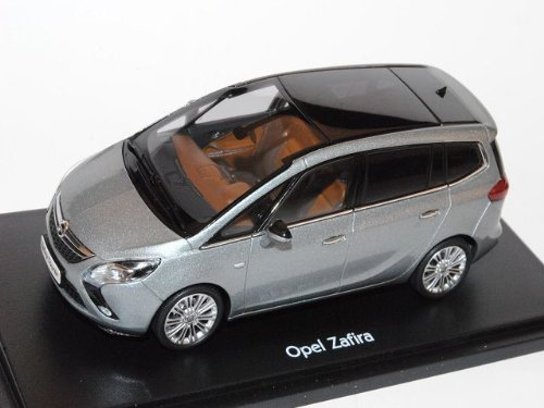 Opel Zafira Tourer C Ab 2012 Silber Lake Grau 1/43 Ist Ixo Modell Auto mit individiuellem Wunschkennzeichen