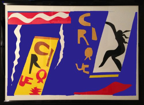Kunstdruck großformatig und hochwertig gerahmt Henri Matisse Le circqe 110cmx150cm