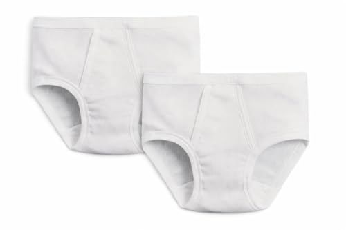 FRAGI Confezione da 2 Slip Uomo Classico 100% Cotone con Apertura - Elastico Interno E Bordi Gamba Elasticizzati - Certificato Oeko Tex