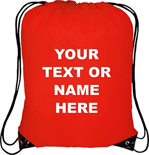 Ultimate-Line Personalised Drawstring bag (Red)