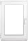 Premium Kunststofffenster Von Komforta - Kellerfenster Weiß Argon Isoglas BxH: 600 x 900 mm Garagenfenster/Gartenhaus Fenster BxH: 60 x 90 cm 2-fach Verglast Din Links Funktion Dreh Kipp Fenster