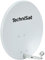 TechniSat TECHNITENNE 70 Satellite Dish (70 cm Digital Satellite System, Antenna with Mast Bracket, Prepared for Mounting a 40 mm LNB) Light Grey