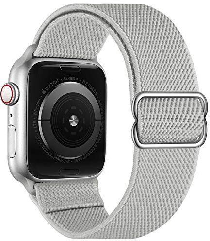 Cinturino Intrecciato Compatible con Apple Watch 38mm 40mm 41mm 42mm 44mm 45mm 49mm, Sportiva Nylon Regolabile Ricambio Elastica Cinturi Compatible per iWatch Séries 9/8/7/6/5/4/3 SE Ultra 2/1