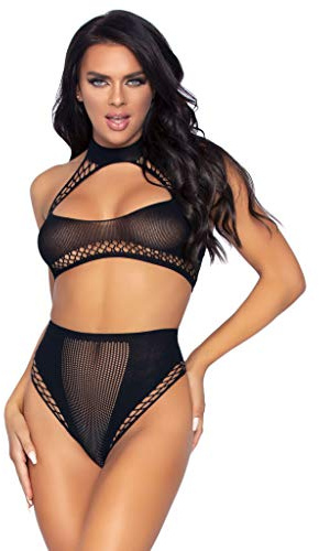 Leg Avenue BH- und Unterhose Sets-8163222001 Black One Size