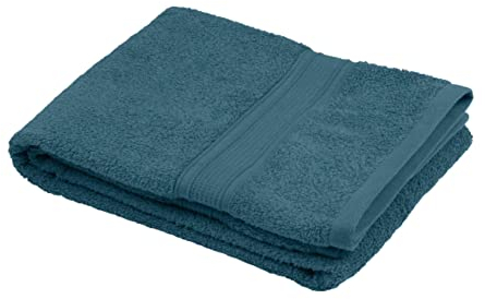 Lovely Casa STOF - Asciugamano da bagno, dimensioni 70 x 140 cm, 100% cotone biologico, colore: petrolio, modello Lagoon, biancheria da bagno, lavabile a 40 cm