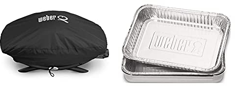 Weber 7118 Emballage de Protection & 6415 Lèchefrites Barquette Aluminium