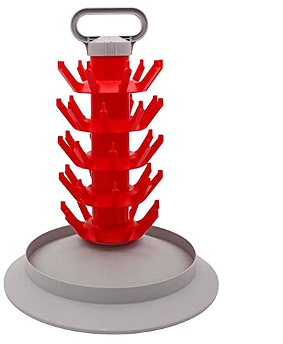 WQAZ Accesorios de vinificación Árbol de escotación de 45 Botellas con Mango Hogar Cerveza y Vino Accesorios embotelladores Equipo de elaboración de la elaboración Fuerte y Duradero