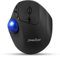 perixx PERIPRO-801 Bluetooth 5.1 Trackball Maus, eingebauter 1,34 Zoll Trackball mit Zeigefunktion, schwarz