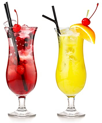 Topkapi Tiki Beach 92506 Pina Colada Lot de 6 verres à cocktail ou à bar, 460 ml