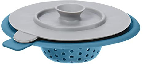 Oggi 7732V Sink Strainer & Stopper, 4.5, Turquoise