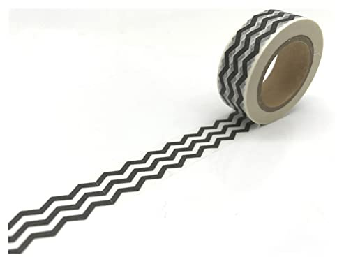 LUOSHUAI Washi Tape 2 Rolls Schwarzes und Klebeband-Vogel-dekoratives Band DIY. Scrapbook Papier Fotoalbum Masking Tape Set Washi Tape Set (Color : 1369)
