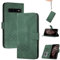 Genlision Funda Compatible con Samsung Galaxy Note 8,Flip Leather Edition,Funda de Cuero PU con Cáscara de TPU, magnético, función de Soporte y Ranuras para Tarjetas-Verde