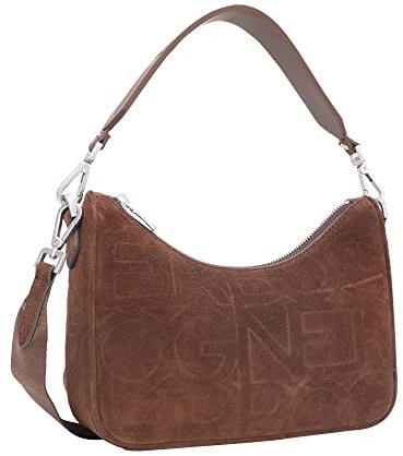 Bogner Ladies Tenna Velluto Lora Shoulderbag Braun, Damen Handtasche, Größe One Size - Farbe Dark Brown