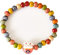 Générique Bracelet Japonais Maneki Neko (招き猫) Porte Bonheur Perles Naturelles (18 cm réglable) (Multicolore)
