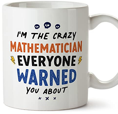 MUGFFINS Tazas para MATEMÁTICA - En Inglés - Everyone warned you about - 11 oz / 330 ml - Regalo original y divertido