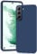 YATWIN Cover per Samsung Galaxy S22, Custodia in Silicone Morbido con Tagli di Precisione per Fotocamera, Design Ultra Sottile, Protezione 360° con Bordi Rialzati, Blu‌
