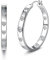 KRFY Ohrringe Silber 925 Creolen Herz Huggie Cubic Zirkonia Herz Creolen Hypoallergen Großer Silber Ohrringe Creolen für Frauen Mädchen