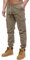 989Zé ENZO Mens Cargo Combat Jeans Elasticated Waist Cuffed Trousers Joggers EZ427 Beige 30