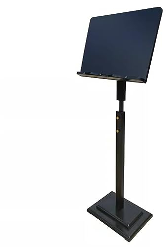 Notenständer Aus Bambus, Winkel Höhenverstellbar, Für Dirigenten, Bühne, Theater, Vorträge, Schwarz
