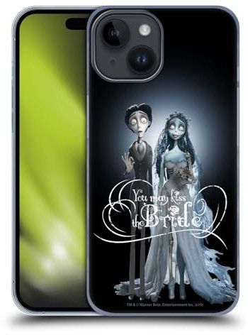 Head Case Designs Officially Licensed Corpse Bride Victor And Emily Key Art Hard Back Case Compatible With Apple iPhone 15