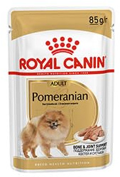 Royal Canin Pomeranian Nassbeutel für ausgewachsene Hunde, 85 g, 48 Stück