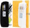 Kunoli Slim Pencil Case, Notebook Holder, 2 Pcs Pen Case with Adjustable Elastic Band, Small Pencil Case Slim Pen Pouch for Journals, Make Up Bag School Stationary Office Storage (Black+White)