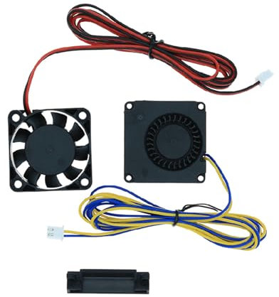 MOOKEENONE 2Pcs DC 24V Cooling Fan Oil Bearing Blower Fan for Ender 3/3 Pro 3D Printer CPU GPU