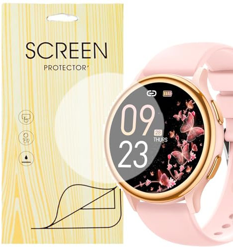 Compatible pour [3 Pièce Protector] 9H Protection Ecran en Verre Trempé Compatible pour Smartwatch Sanorum Montre Connectée Femme 1.27'' G53 (3 Pièce Protecteurs)