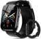 Smartwatch, 1,95“ Blutdruck Smart Watch Herren Damen mit Patentierter Manschette, 50+ Sportmodi Fitnessuhr mit Blutsauerstoff, Schlaf Herzfrequenzmesser, Schrittzähler Activity Tracker für Android iOS