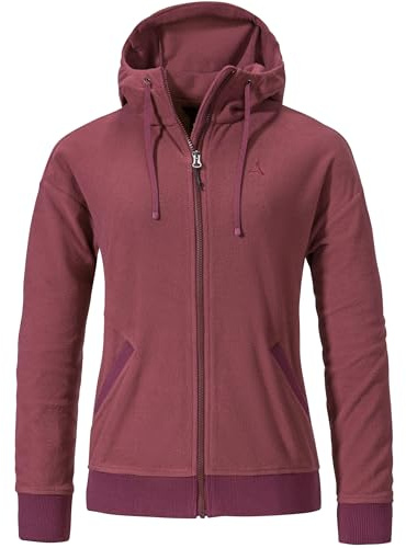 Schöffel Damen Style Leveche Fleece Jacke, acai, L