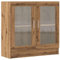 vidaXL Bücherschrank Artisan-Eiche 82,5x30,5x80 cm Holzwerkstoff, Büroschrank, Bücherregal, Regal, Büroregal, Bücherregale, Regale, Aktenregal