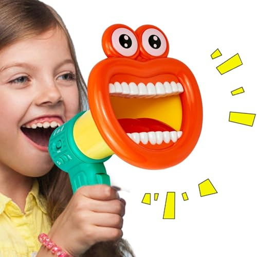 Stimmwechsler Spielzeug für | Prank Megaphon Toy Stimmwechsler Cosplay,Cosplay-Spielzeug, Megafon mit farbigem Stimmenwechsler, Stimmwechsler für Spielzeuge