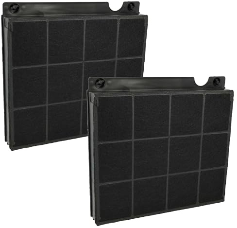 vhbw 2x Aktivkohlefilter kompatibel mit Elica STONE IX/A/33, STONE SON 35 PL33 V 2H IX/A, STONE SS, Stone, Stone Gallery Dunstabzugshaube