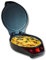 Duadine Four électrique 2 en 1 pour pizza et barbecue fonctionne comme poêle et grille, 1200 W, minuteur, surface antiadhésive, double plaque de cuisson, crêpe électrique