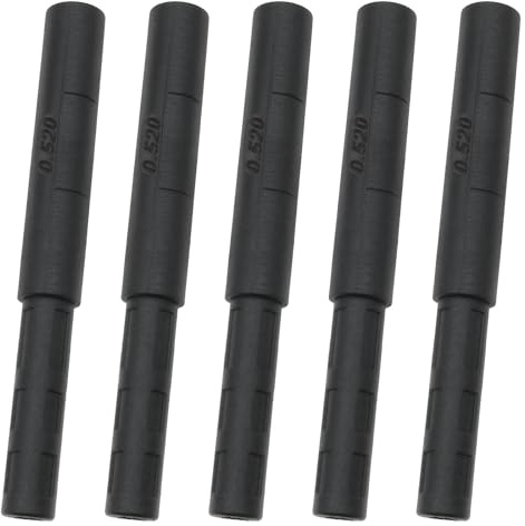 safycaby 5PCS 0.52 Inch Golf Club Extender Graphite Shaft Extension for Putter Iron and Golf Club Body