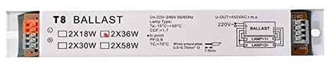 HPGHZNYNMK 1pc T8 Reattore Elettronico 2 * 36W Lampada Fluorescente Reattore Elettronico 50/60Hz Accessori for L'illuminazione Elettrica Risparmio Energetico Zavorra