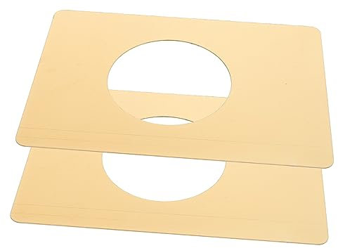 HOMSFOU 2Pezzi Piastra Copertura per Serrature Acciaio Inox per Riparazione Porte per Danneggiate per Hotel