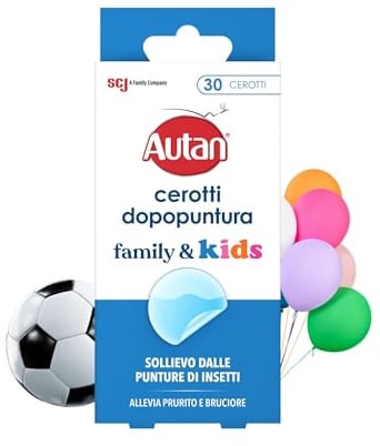 Autan Cerotti Antizanzare Bambini, Dopo Puntura Zanzare, 1 Conf. 30 Cerotti