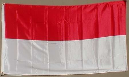 Flagge Fahne ca. 90x150 cm : Indonesien Nationalflagge Nationalfahne