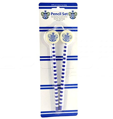 Queens Park Rangers FC Giftsandpleasures QPR/2 Stück Bleistift & Topper Schreibset