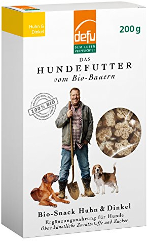 defu Bio snack Huhn und Dinkel 200 g, 3er Pack (3 x 200 g)