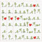 Triolino Juego de paños de Cocina, Algodón, Blanco, 45/70 cm
