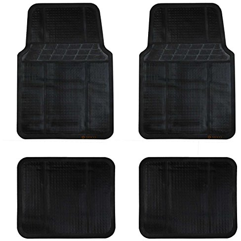 SIDCO Fußmatten Universal Automatte Matten 4 TLG. Gummimatten Autofußmatte Schutzmatte